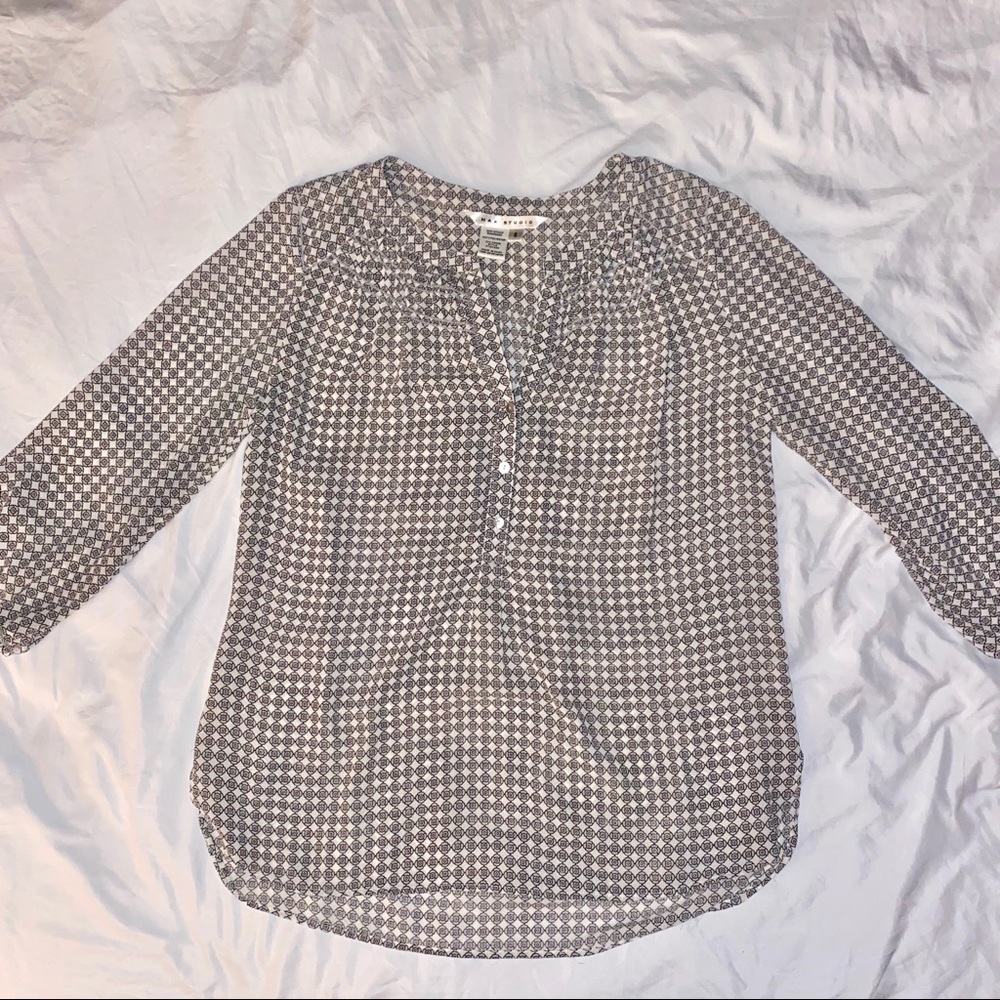 Max Studio - Cute printed top Sz S